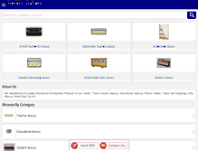 Tablet Screenshot of abacusmanufacturers.co.in